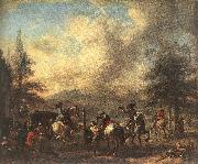 WOUWERMAN, Philips Riding School  4et Germany oil painting artist